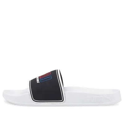 Puma (gs)  X Smileyworld Leadcat 2.0 Slides 'white Black'