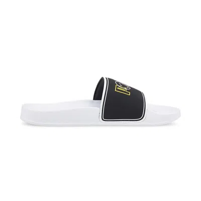 Puma (gs)  X Smileyworld Leadcat 2.0 Slides 'white Black'