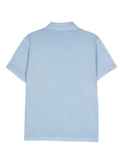 Fay Light Blue Polo In Blue