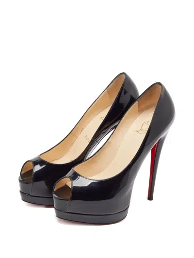 Pre-owned Christian Louboutin 140mm Leather Heeled Pumps
