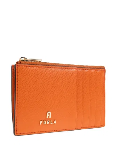 Furla Camelia Zip-around Cardholder In Brown