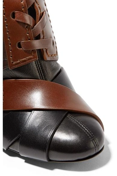 Shop Tom Ford Buckled Stretch-leather Ankle Boots