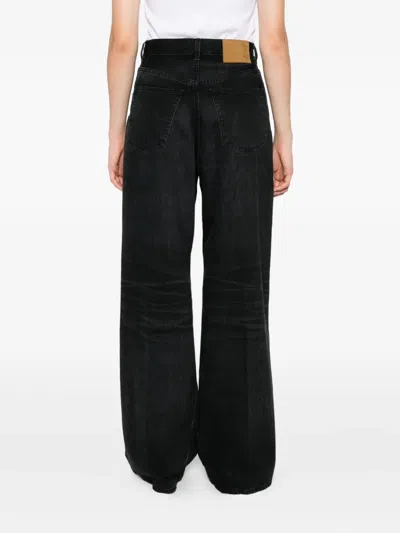 Haikure Candy Pleated Jeans In Black