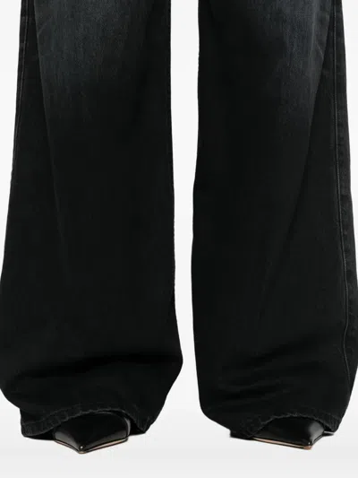 Haikure Candy Pleated Jeans In Black