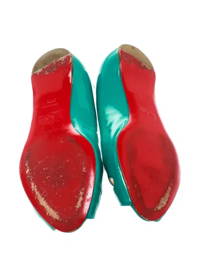 Pre-owned Christian Louboutin Un Voilier Ballet Flats