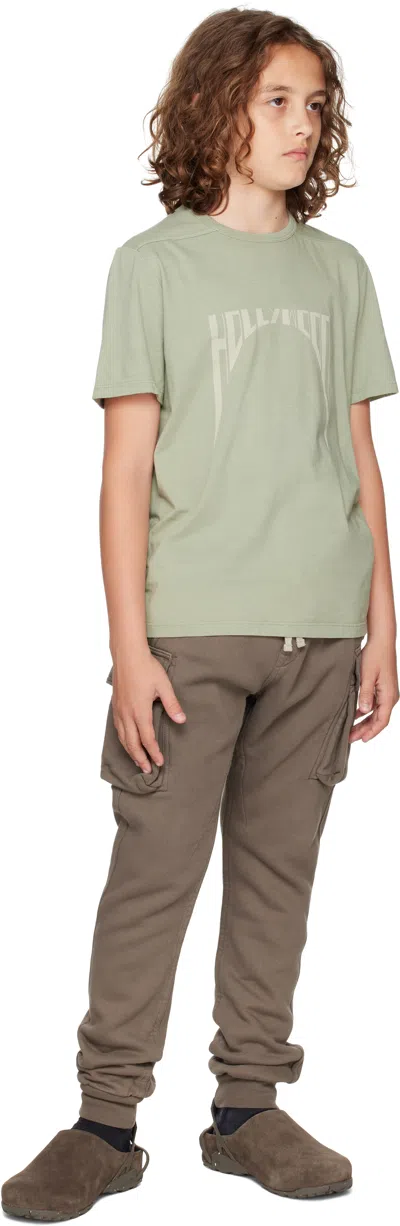 Rick Owens Kids Green Hollywood Level T-shirt