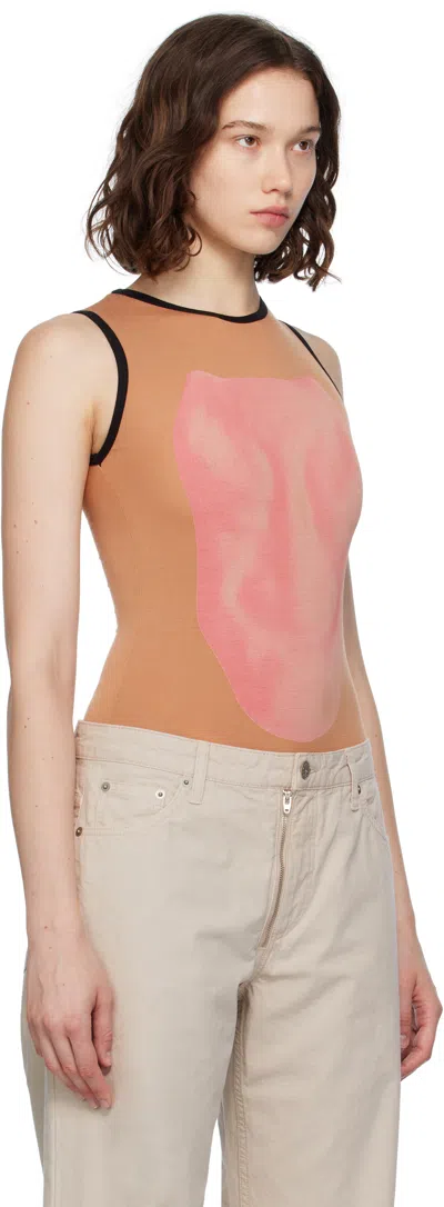 Baserange Beige Alloy Bodysuit