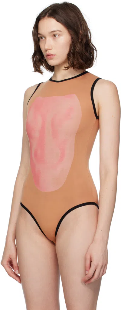 Baserange Beige Alloy Bodysuit