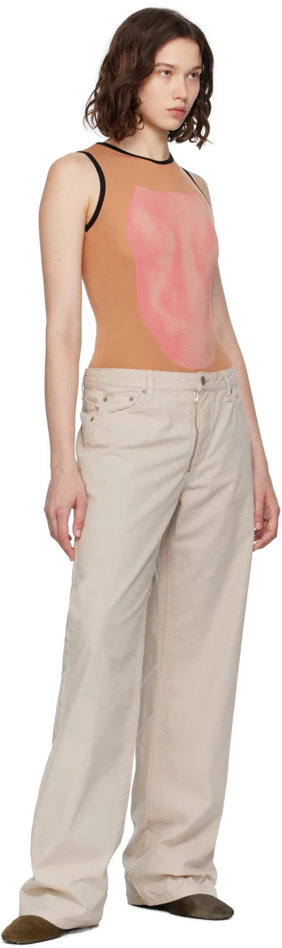 Baserange Beige Alloy Bodysuit
