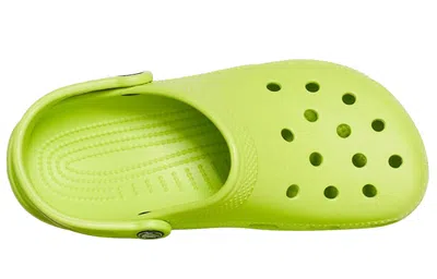 Crocs Unisex Classic Clogs In Neon Yellow In Yellow