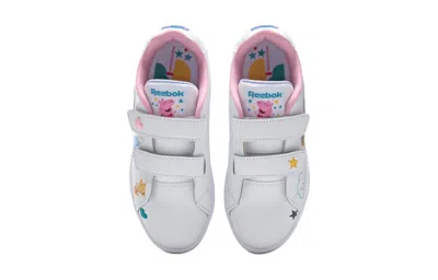 Reebok (ps)  Peppa Pig X Royal Complete Cln 2.0 2v 'suzy Sheep, Candy Cat And Teddy' In White