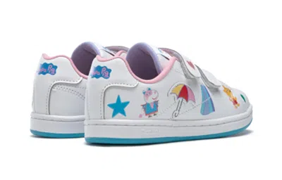Reebok (ps)  Peppa Pig X Royal Complete Cln 2.0 2v 'suzy Sheep, Candy Cat And Teddy' In White