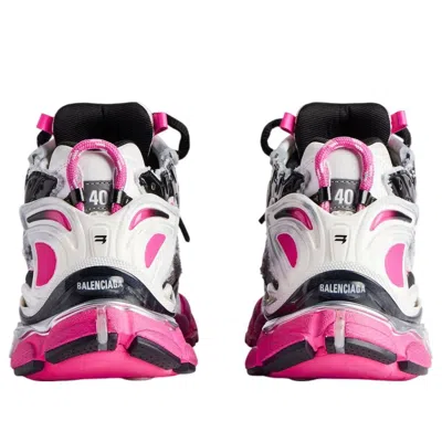 Balenciaga Grey Runner Sneakers In Multi