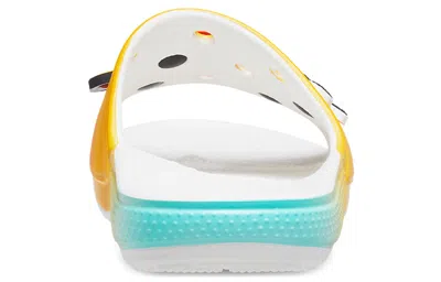 Crocs Free & Easy X Classic Slide 'sunset' In Yellow