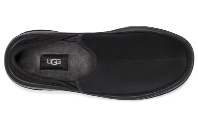 Ugg Kick It Slip-on Athleisure Casual Sports Shoe Black Fleece Lined