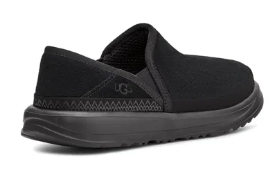 Ugg Kick It Slip-on Athleisure Casual Sports Shoe Black Fleece Lined