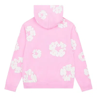 Denim Tears Cotton Wreath Hoodie 'pink White' In Multi