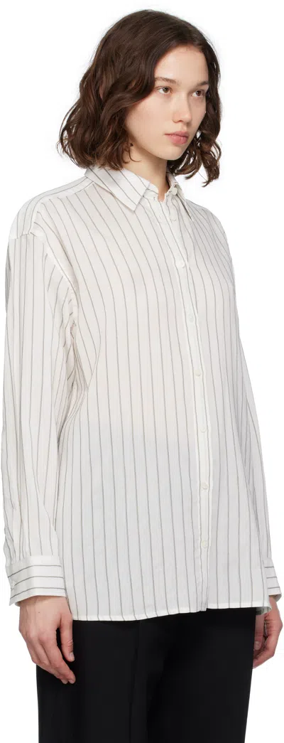 Totême White Stripe Shirt