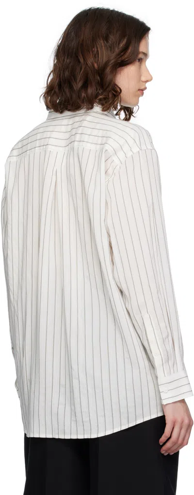 Totême White Stripe Shirt