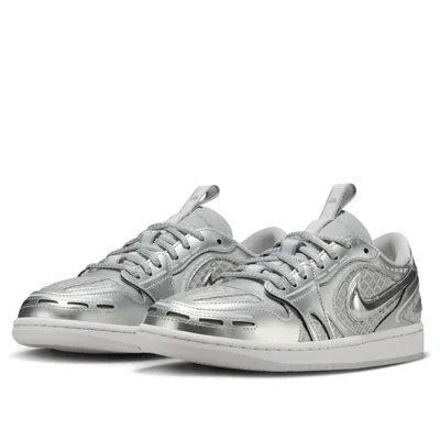 Air Jordan (wmns)  1 Low Method Of Make V3 'neutral Grey Silver' In Gray