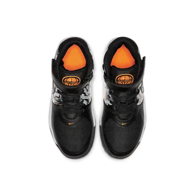 Nike (ps)  Team Hustle D 9 Flyease 'black White Bright Orange'