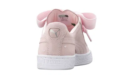 Puma Suede Heart Valentine Jr Pink In Multi