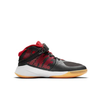 Nike (gs)  Team Hustle D 9 Flyease 'black Red Gold'