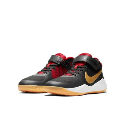Nike (gs)  Team Hustle D 9 Flyease 'black Red Gold'