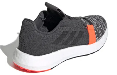 Adidas Originals (gs) Adidas Senseboost Go J 'solar Red' In Black