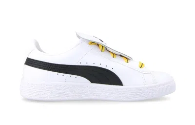 Puma (ps)  Minions Basket Tongue Ps Sneakers White/black In Multi
