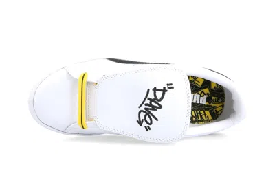 Puma (ps)  Minions Basket Tongue Ps Sneakers White/black In Multi