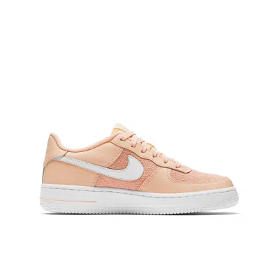 Nike (gs)  Air Force 1 Lv8 'pink Blue' In Orange