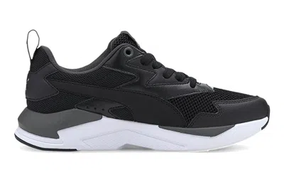 Puma (gs)  X-ray Lite Jr Low Top Running Shoes Black/grey/white