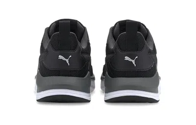 Puma (gs)  X-ray Lite Jr Low Top Running Shoes Black/grey/white