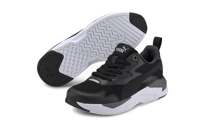 Puma (gs)  X-ray Lite Jr Low Top Running Shoes Black/grey/white