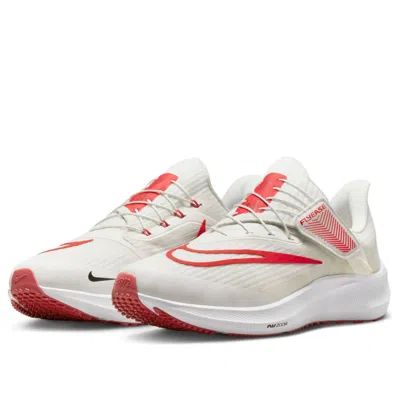 Nike Air Zoom Pegasus Flyease 'white Light Crimson' In Neutral