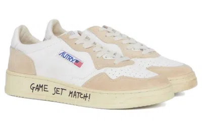 Autry Medalist Low 'game Set Match - White' In Neutral