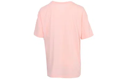 Nike (wmns)  Sportswear Love Sunglasses Printing Pocket Short Sleeve Washed 'coral Red' In Pink