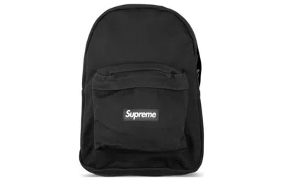 Supreme Canvas Backpack 'black White'