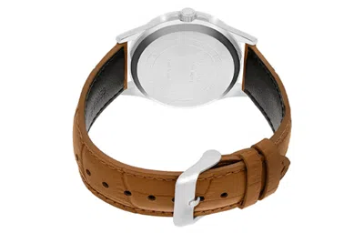 Casio Sportses Business Es Creamy/brown Quartz Waterproof Unisex Mens Gold Analog In Brown