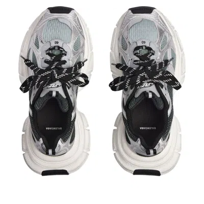 Balenciaga Men Multicolor Mesh And Rubber 3xl Gradient Sneakers In White