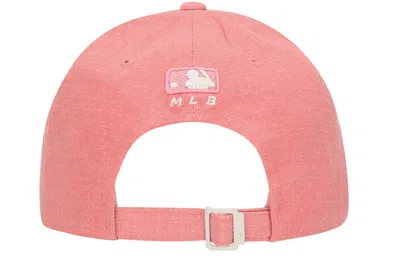 Mlb Ny Small Label Cap Baseball Cap Pink White