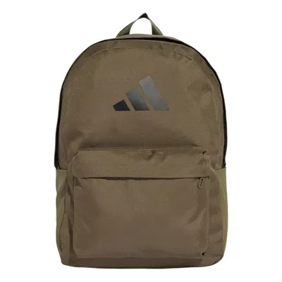 Adidas Originals Adidas Women's Classic 3 Bar Logo Backpack In Brown