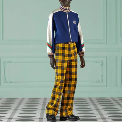 Gucci Giacca Bomber Jacket In Blue