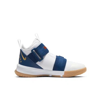 Nike (gs)  Lebron Soldier 13 La ' White Coastal Blue'