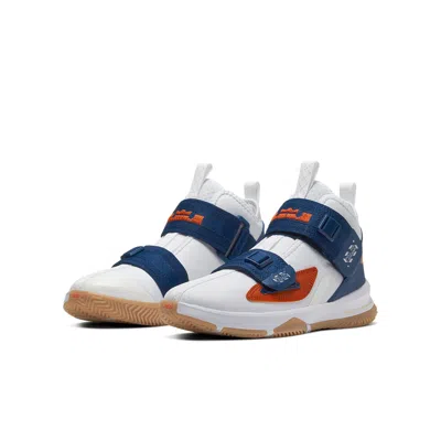 Nike (gs)  Lebron Soldier 13 La ' White Coastal Blue'