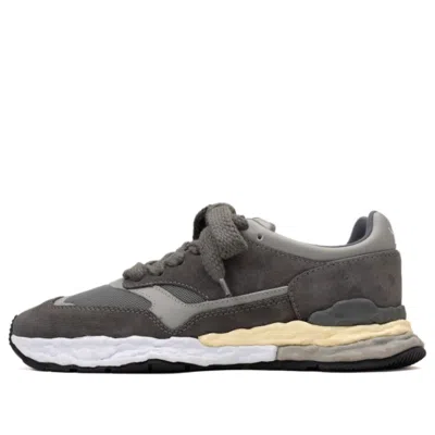 Miharayasuhiro Maison Mihara Yasuhiro George Og Sole Mix Material Low-top Sneaker 'grey' In Brown