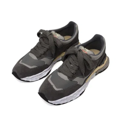 Miharayasuhiro Maison Mihara Yasuhiro George Og Sole Mix Material Low-top Sneaker 'grey' In Brown