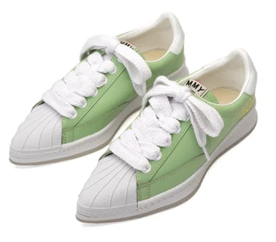 Miharayasuhiro Mihara Yasuiro Dande Og Sole Leather Low-top Sneaker 'green'