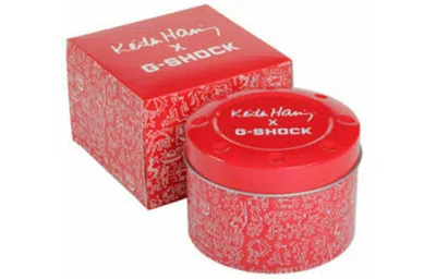 Casio G-shock Square 'red' In Orange